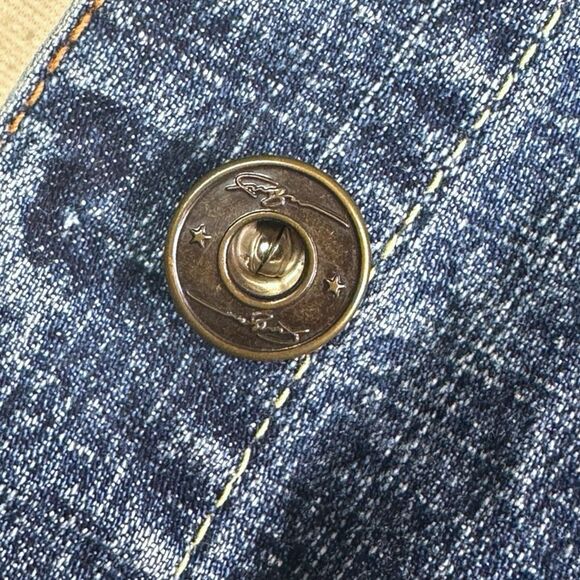 Vintage Y2K Women’s FUBU Cropped Denim Jacket - Size Large - Picture 5 of 11